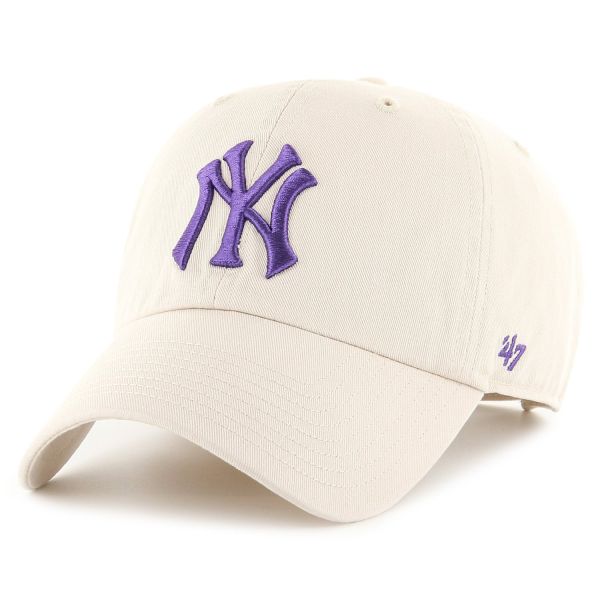 47 Brand Strapback Cap - CLEAN UP New York Yankees bone