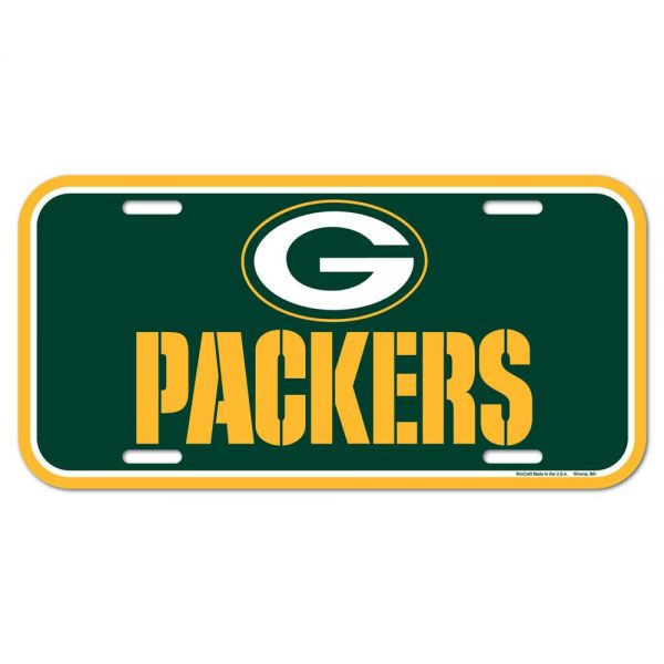 Wincraft Plaque d'immatriculation - Green Bay Packers