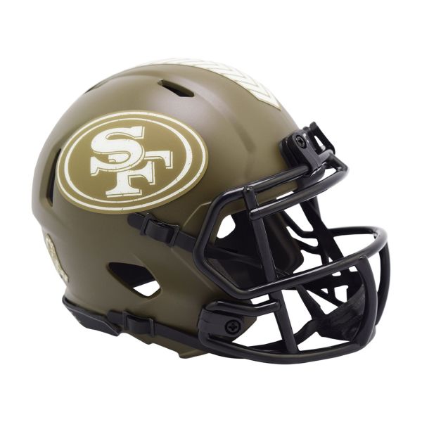 Riddell Speed Mini Football Helmet SALUTE 49ers