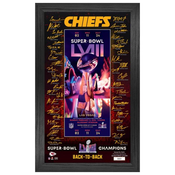 Kansas City Chiefs Super Bowl LVIII Champions Signature Bild