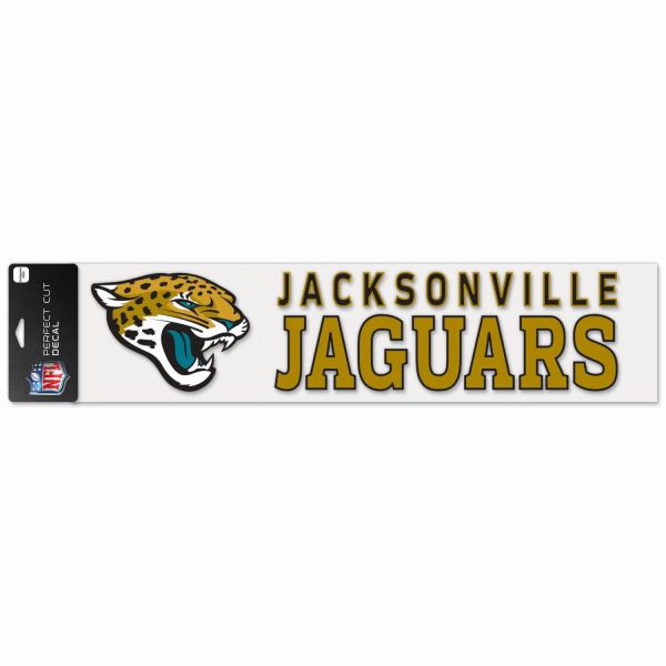 NFL Perfect Cut XXL Decal 10x40cm Jacksonville Jaguars