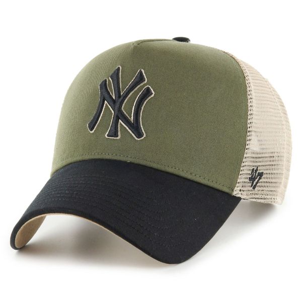 47 Brand Trucker Cap - OFFSIDE DT New York Yankees oliv