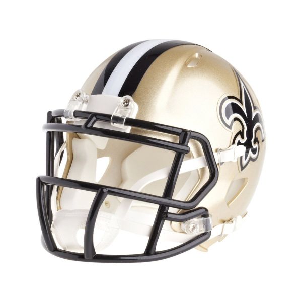 Riddell Mini Football Helm - NFL Speed New Orleans Saints