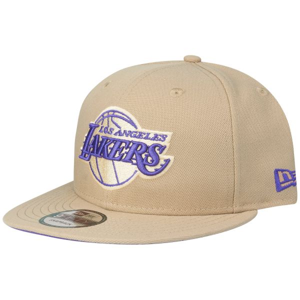 New Era 9Fifty Snapback Cap Los Angeles Lakers camel purple