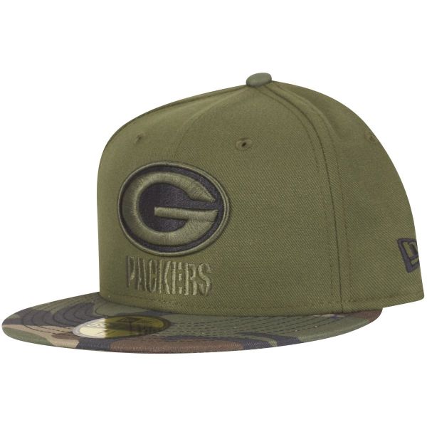 New Era 59Fifty Cap - Green Bay Packers wood camo