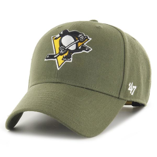 47 Brand Snapback Cap - NHL Pittsburgh Penguins sandalwood