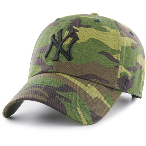 47 Brand Adjustable Cap - MLB New York Yankees wood camo