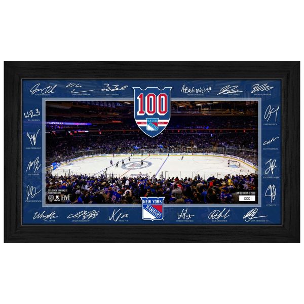 New York Rangers 2025 NHL Signature Rink Frame