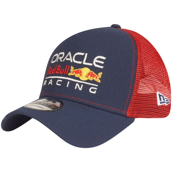 New Era A-Frame Snapback Trucker Cap - Red Bull Racing navy