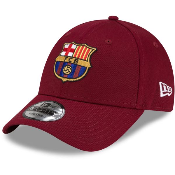 New Era 9Forty Strapback Cap - FC Barcelona garnet red