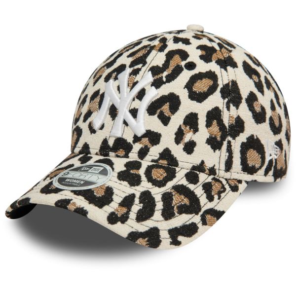 New Era 9Forty Femme Cap - LEOPARD JACQUARD New York Yankees
