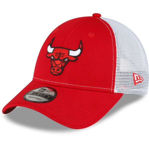 New Era 9Forty Mesh Trucker Cap - NBA Chicago Bulls red
