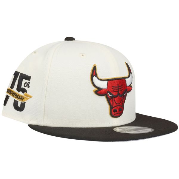 New Era 9Fifty Snapback Cap ANNIVERSARY Chicago Bulls chrome