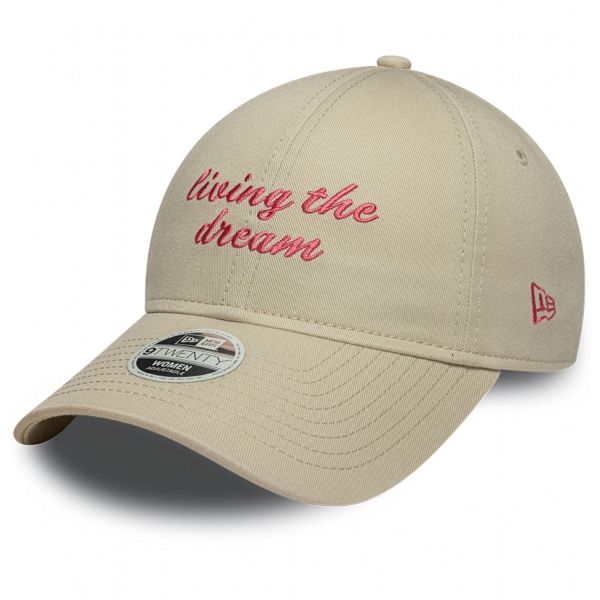 New Era 9Twenty Strapback Damen Cap - LIVING THE DREAM beige