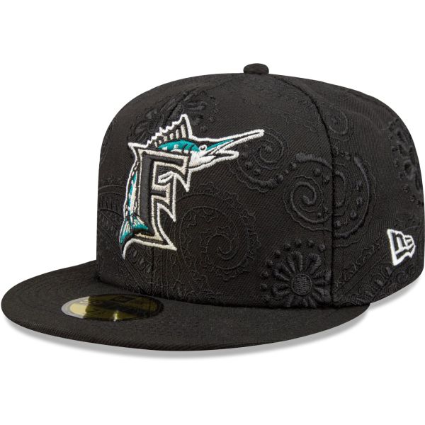 New Era 59Fifty Fitted Cap - SWIRL PAISLEY Miami Marlins