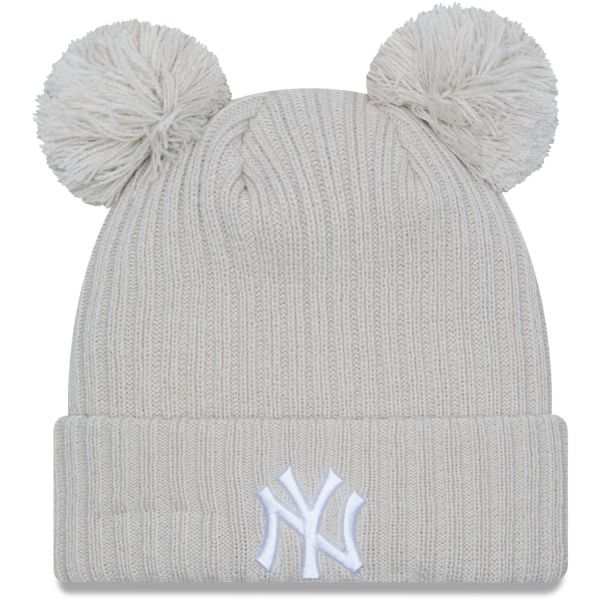 New Era Femme Chapeau d'hiver BOBBLE Beanie - NY Yankees