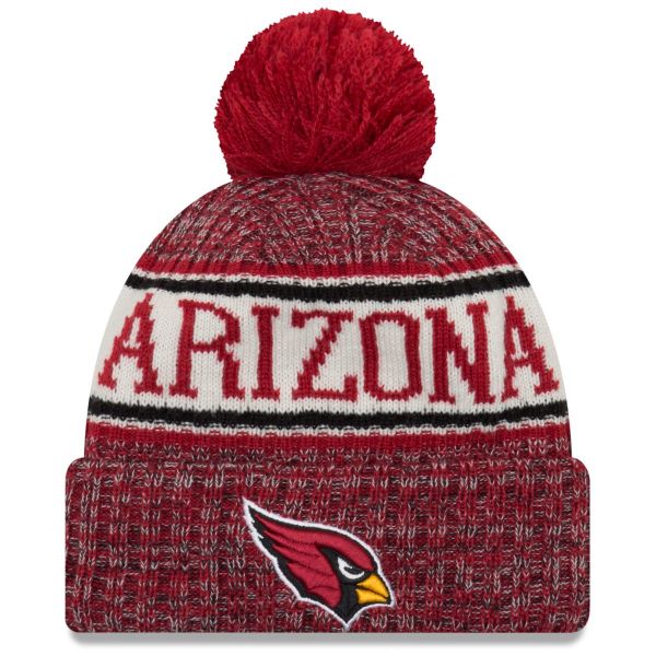 New Era NFL Sideline 2018 Bobble Beanie - Arizona Cardinals