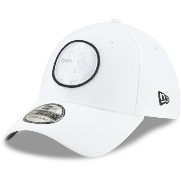 New Era 39Thirty Cap - PLATINUM Sideline Pittsburgh Steelers