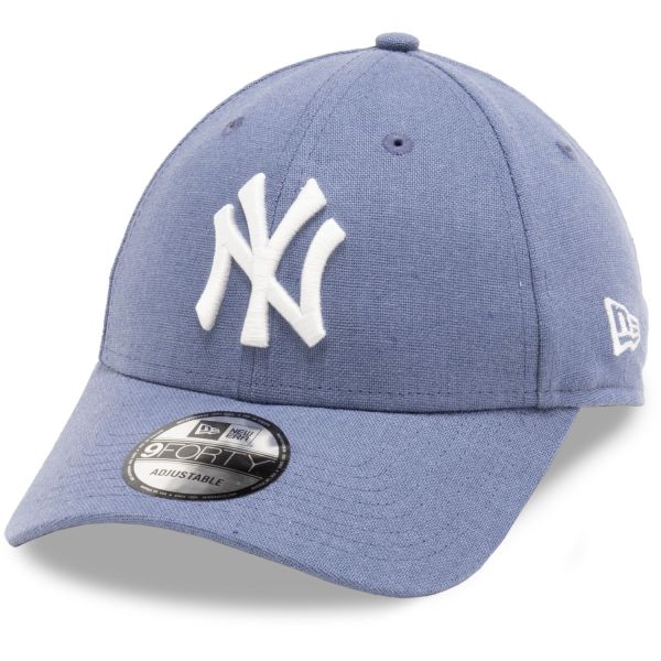 New Era 9Forty Strapback Cap LEINEN New York Yankees slate