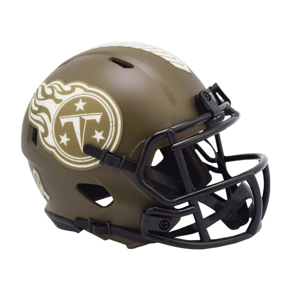 Riddell Speed Mini Football Helm SALUTE Tennessee Titans