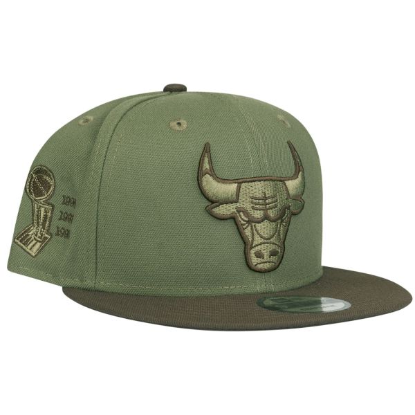 New Era 9Fifty Snapback Cap - Chicago Bulls walnut brun