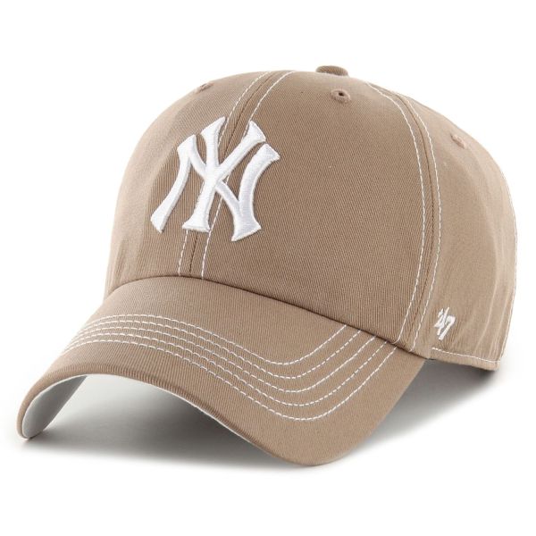 47 Brand Adjustable Cap - CONTRAST New York Yankees khaki