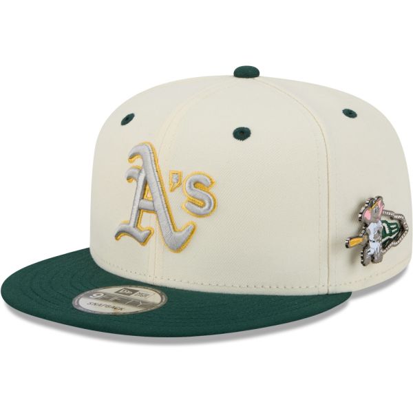 New Era 9Fifty Snapback Cap - MASCOT PIN Oakland Athletics