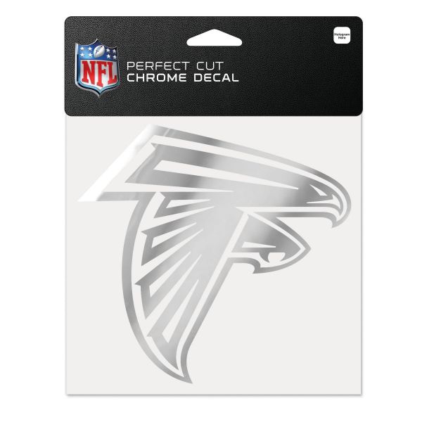 Wincraft Aufkleber 15x15cm - NFL CHROME Atlanta Falcons