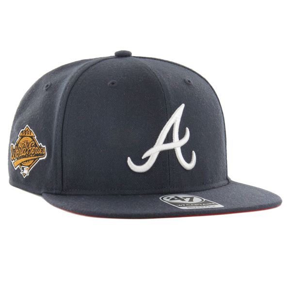 47 Brand Captain Snapback Cap - SURE SHOT Atlanta Braves