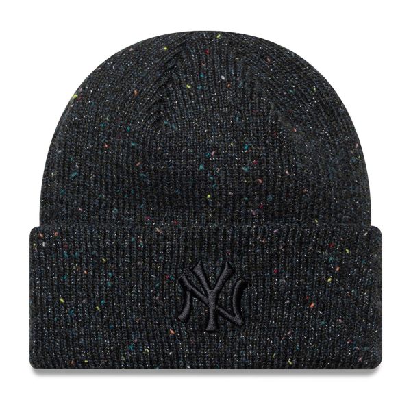 New Era Wintermütze Beanie GLITTER New York Yankees schwarz