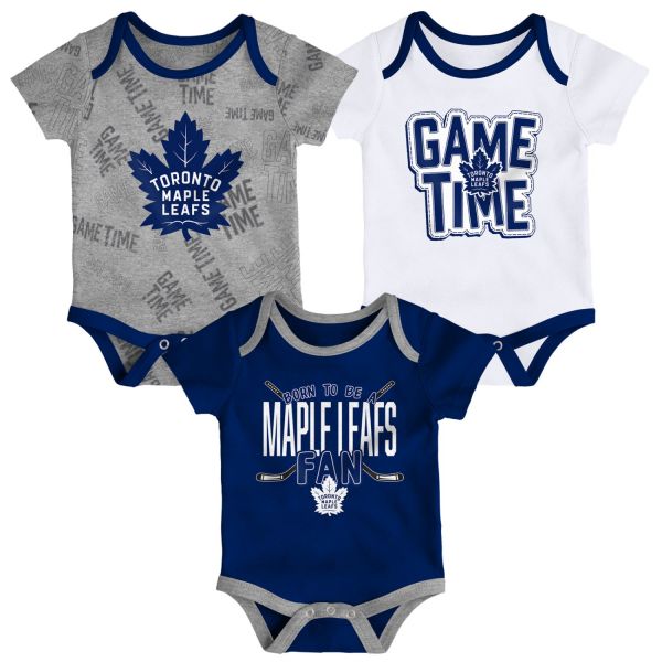 Outerstuff NHL Infant 3pcs Bodysuit-Set Toronto Maple Leafs