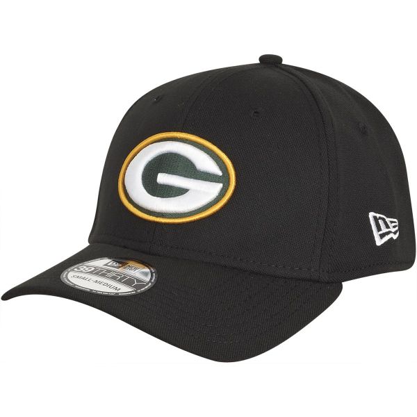 New Era 39Thirty Stretch Cap - NFL Green Bay Packers black
