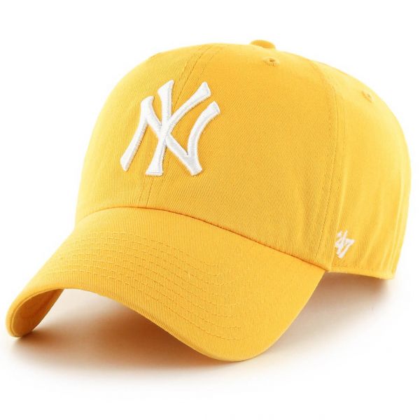 47 Brand Adjustable Cap - CLEAN UP New York Yankees jaune