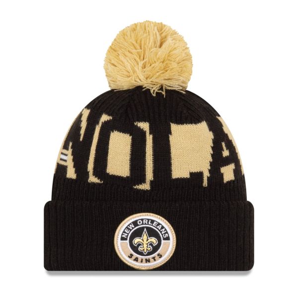 New Era ON-FIELD Sideline Kids Beanie New Orleans Saints