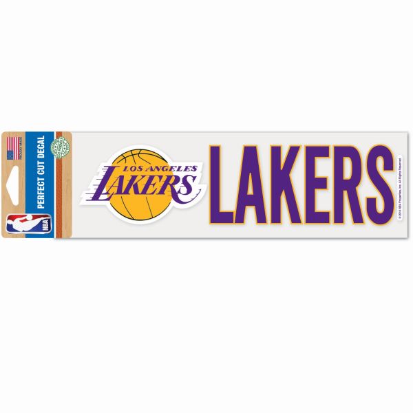 NBA Perfect Cut Autocollant 8x25cm Los Angeles Lakers