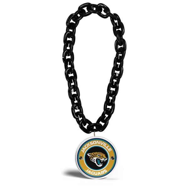 NFL Jacksonville Jaguars 3D FanFave XXL Fanchain Necklace