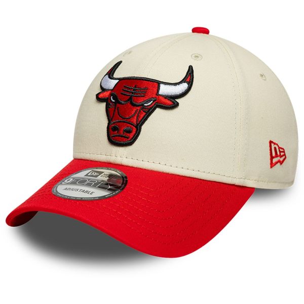 New Era 9Forty Strapback Cap - Chicago Bulls beige