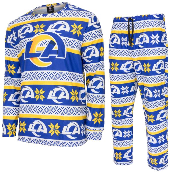 NFL Winter XMAS Pyjama Set - Los Angeles Rams