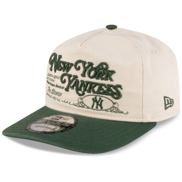 New Era 19Twenty Strapback Cap WASHED New York Yankees beige