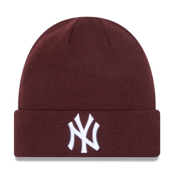 New Era Winter CUFF Beanie - New York Yankees maroon