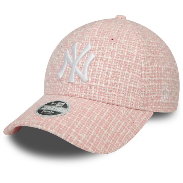 New Era 9Forty Damen Cap - TWEED New York Yankees rosa