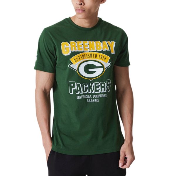 New Era NFL Football Shirt - WORDMARK Green Bay Packers