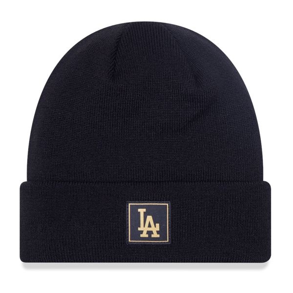 New Era Winter Beanie - METALLIC BADGE LA Dodgers