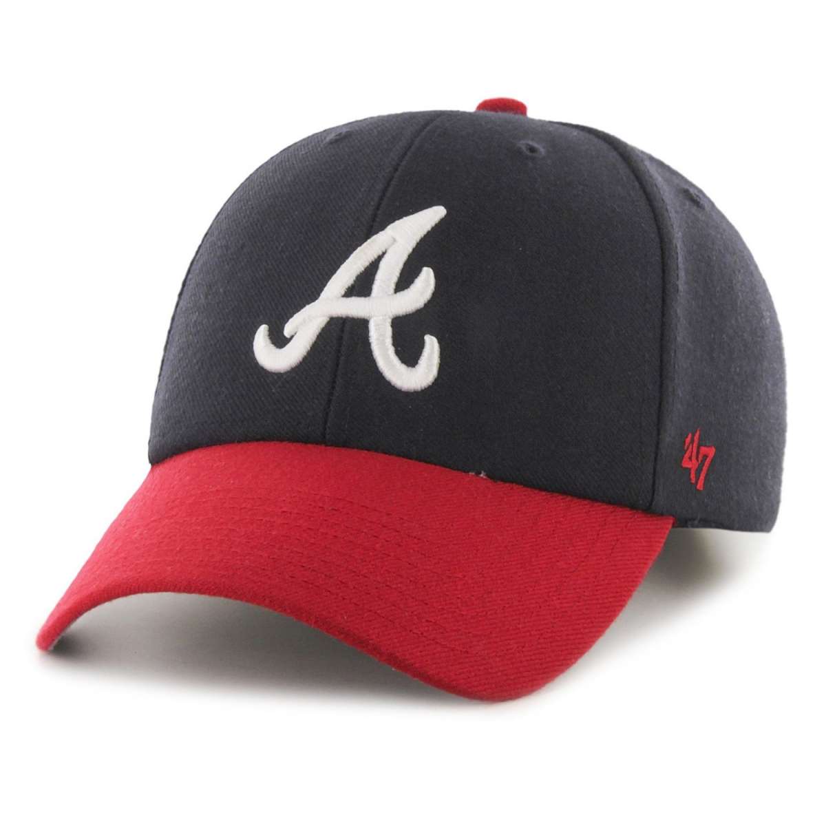 47 Brand Relaxed Fit Cap - MVP Atlanta Braves navy | Snapback Curved | Caps | 59caps.com