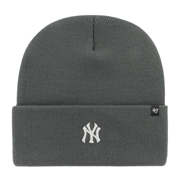 47 Brand Wintermütze - BASE RUNNER New York Yankees charcoal