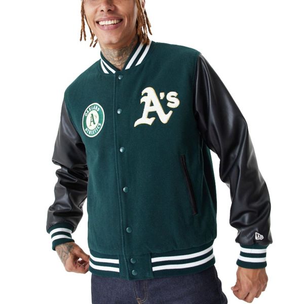 New Era Varsity College Jacke - MLB Oakland Athletics