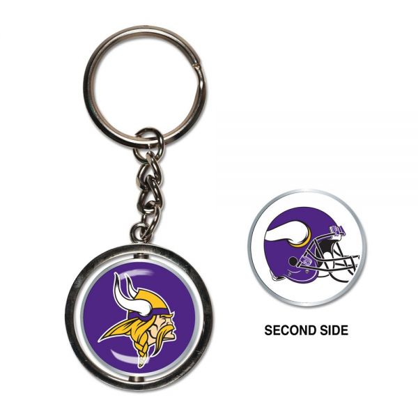 Wincraft SPINNER Key Ring Chain - NFL Minnesota Vikings