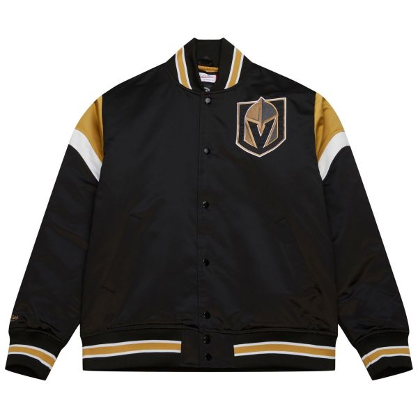 M&N Heavyweight Satin Jacket NHL Vegas Golden Knights