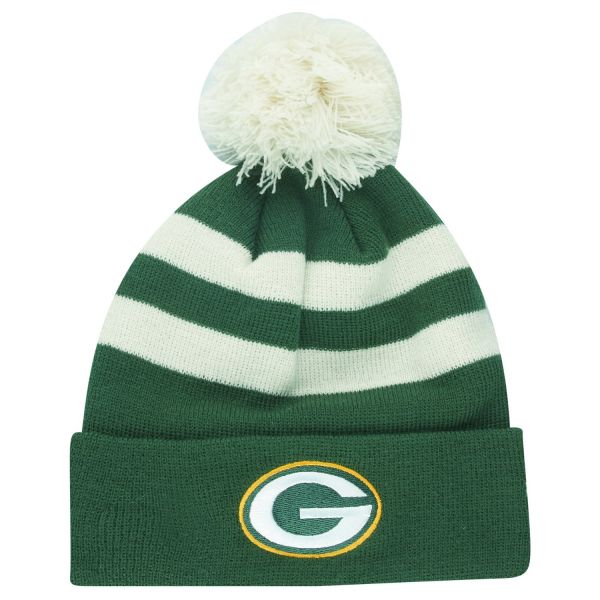 New Era Knit Winter Beanie - IVORY Green Bay Packers