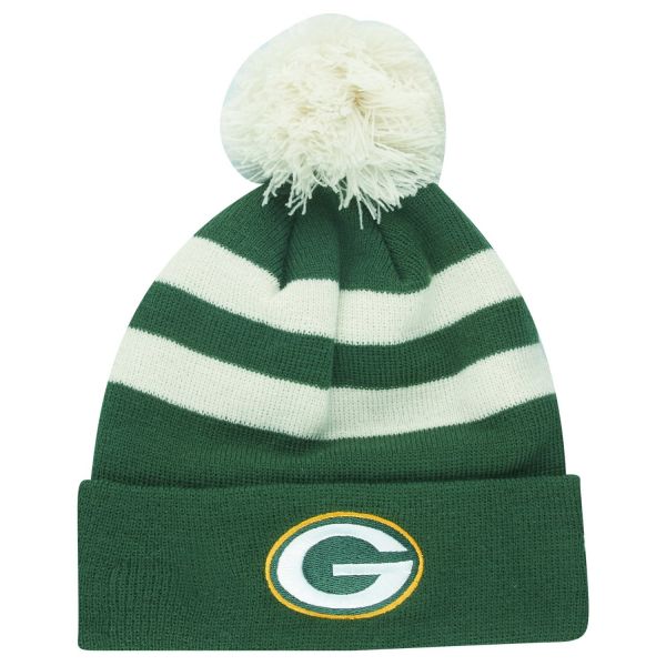 New Era Wintermütze Beanie - IVORY Green Bay Packers